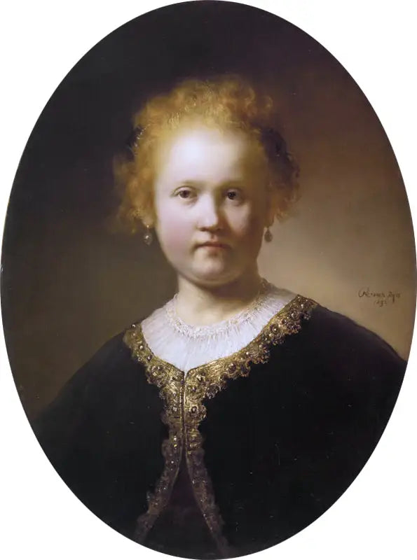 Portrait of a Young Woman - Rembrandt