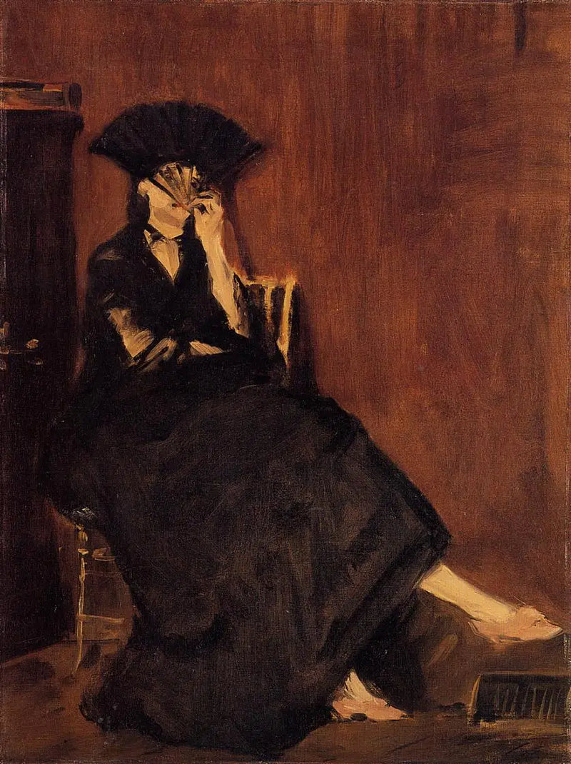 Berthe Morisot with a Fan - Édouard Manet
