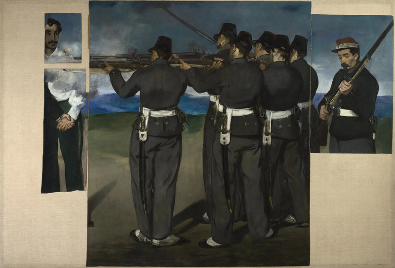 Execution of Emperor Maximilian of Mexico - Édouard Manet