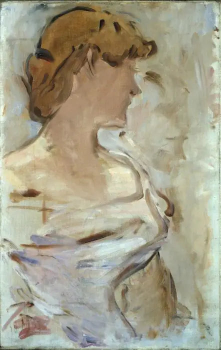 Reproduction du tableau « Au Bal - Marguerite de Conflans en toilette de bal - Édouard Manet » par Alpha Reproduction en peinture à l’huile