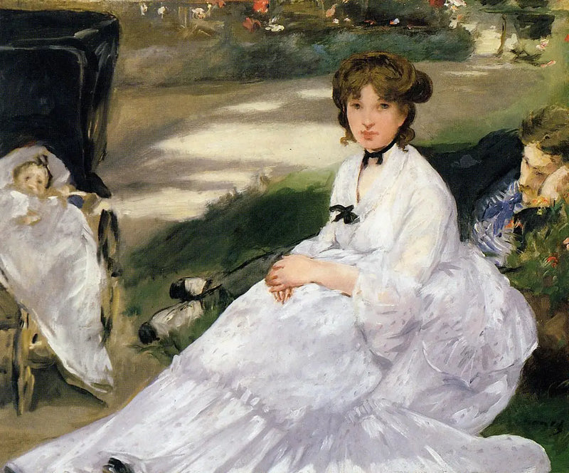 In the Garden - Édouard Manet