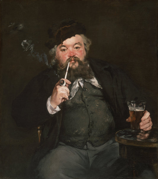 Reproduction du tableau « Le Bon Bock - Édouard Manet » par Alpha Reproduction en peinture à l’huile