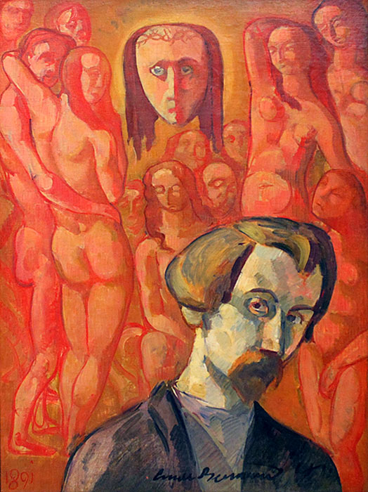 Autoportrait symbolique - Émile Bernard