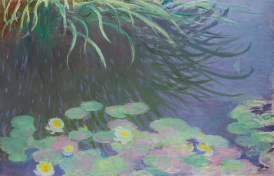 🌿 Water Lilies with Reflections of Tall Grasses, Claude Monet