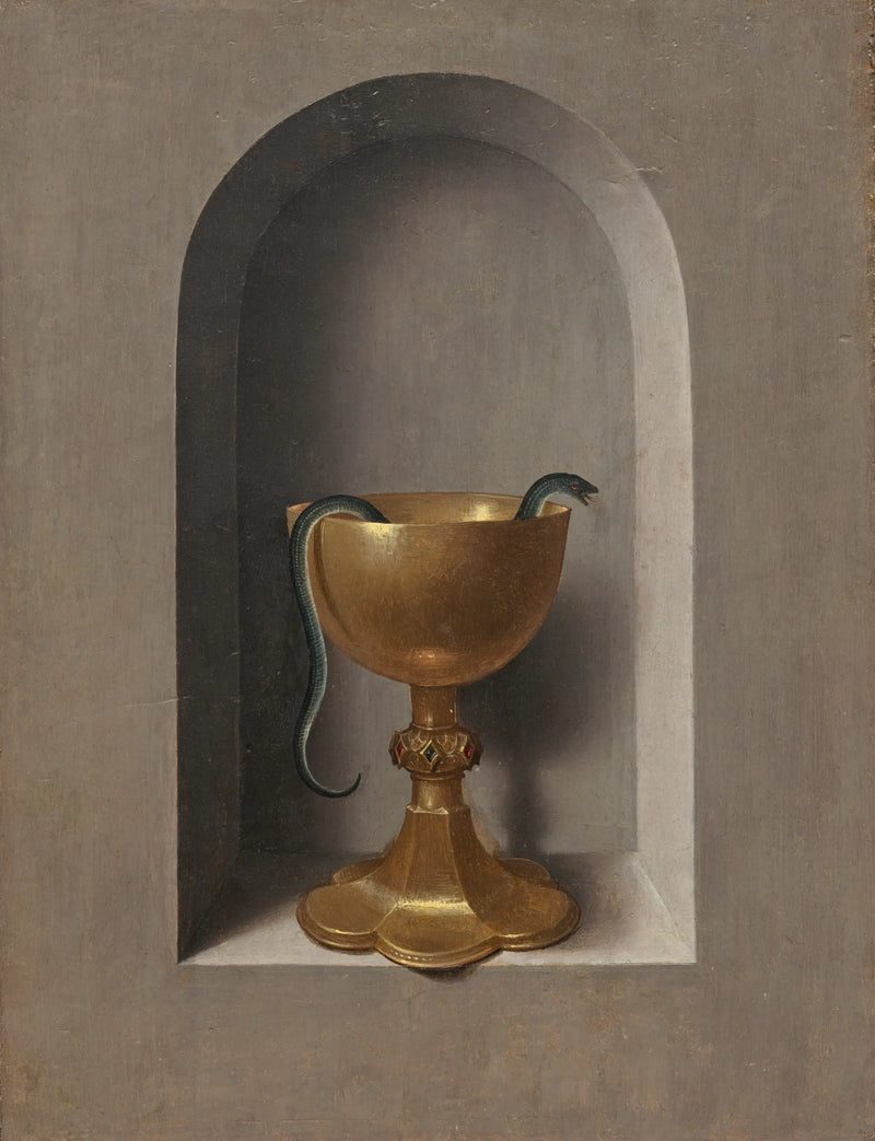 Saint John the Evangelist chalice [revers] - Hans Memling