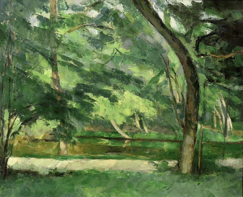 The Sisters' Pond at Osny, near Pontoise - Paul Cézanne
