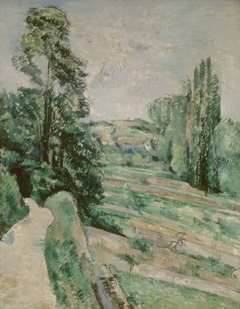 The Countryside of Auvers-sur-Oise - Paul Cézanne