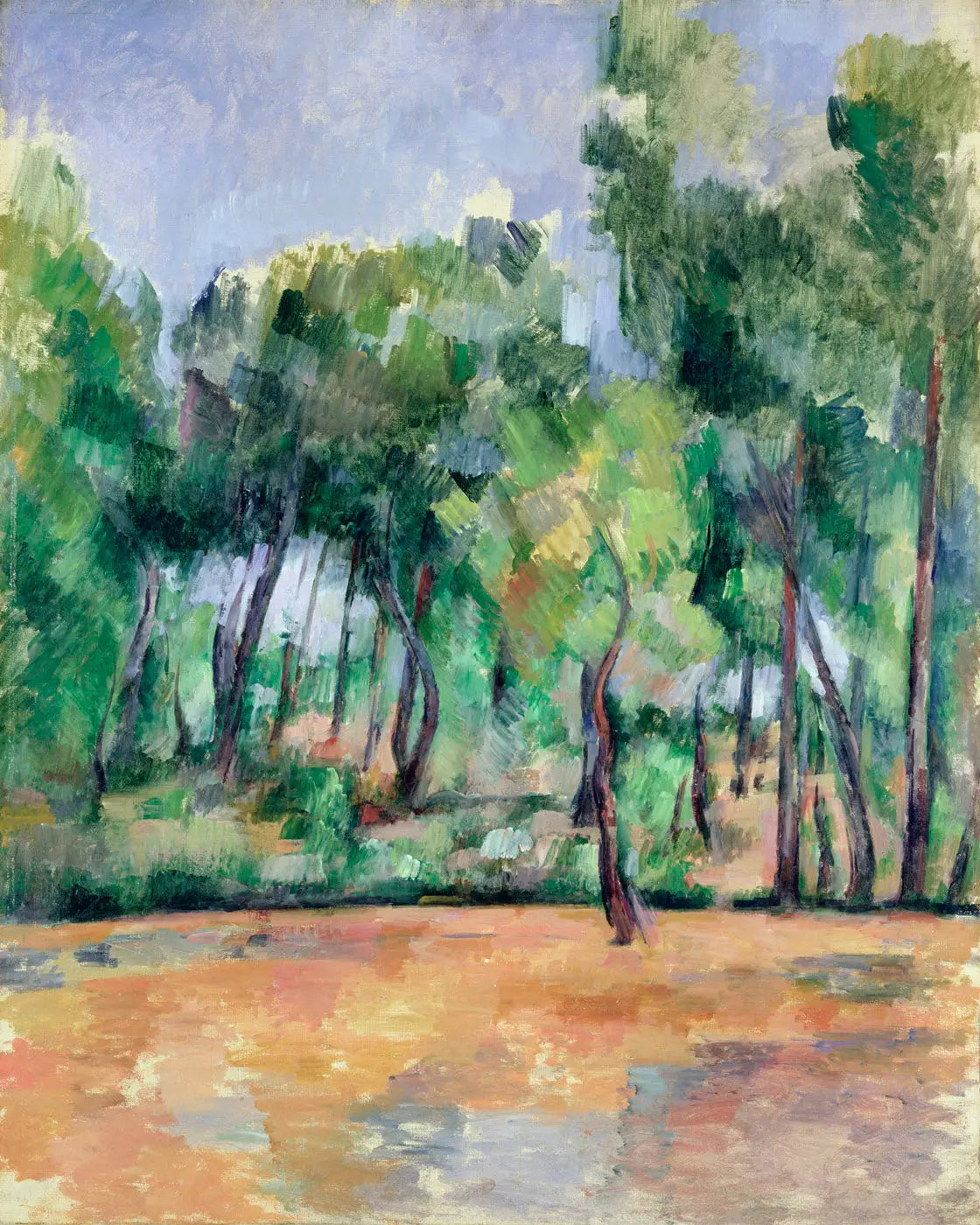 Reproduction du tableau « Provençal Landscape - Paul Cézanne » par Alpha Reproduction en peinture à l’huile