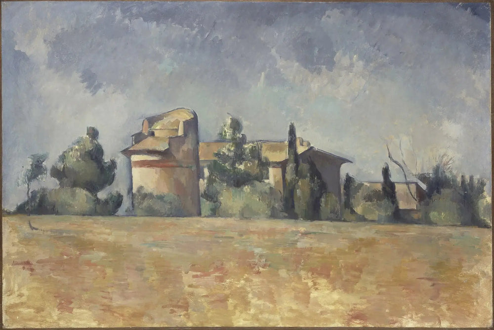 Reproduction du tableau « Pigeonnier de Bellevue - Paul Cézanne » par Alpha Reproduction en peinture à l’huile