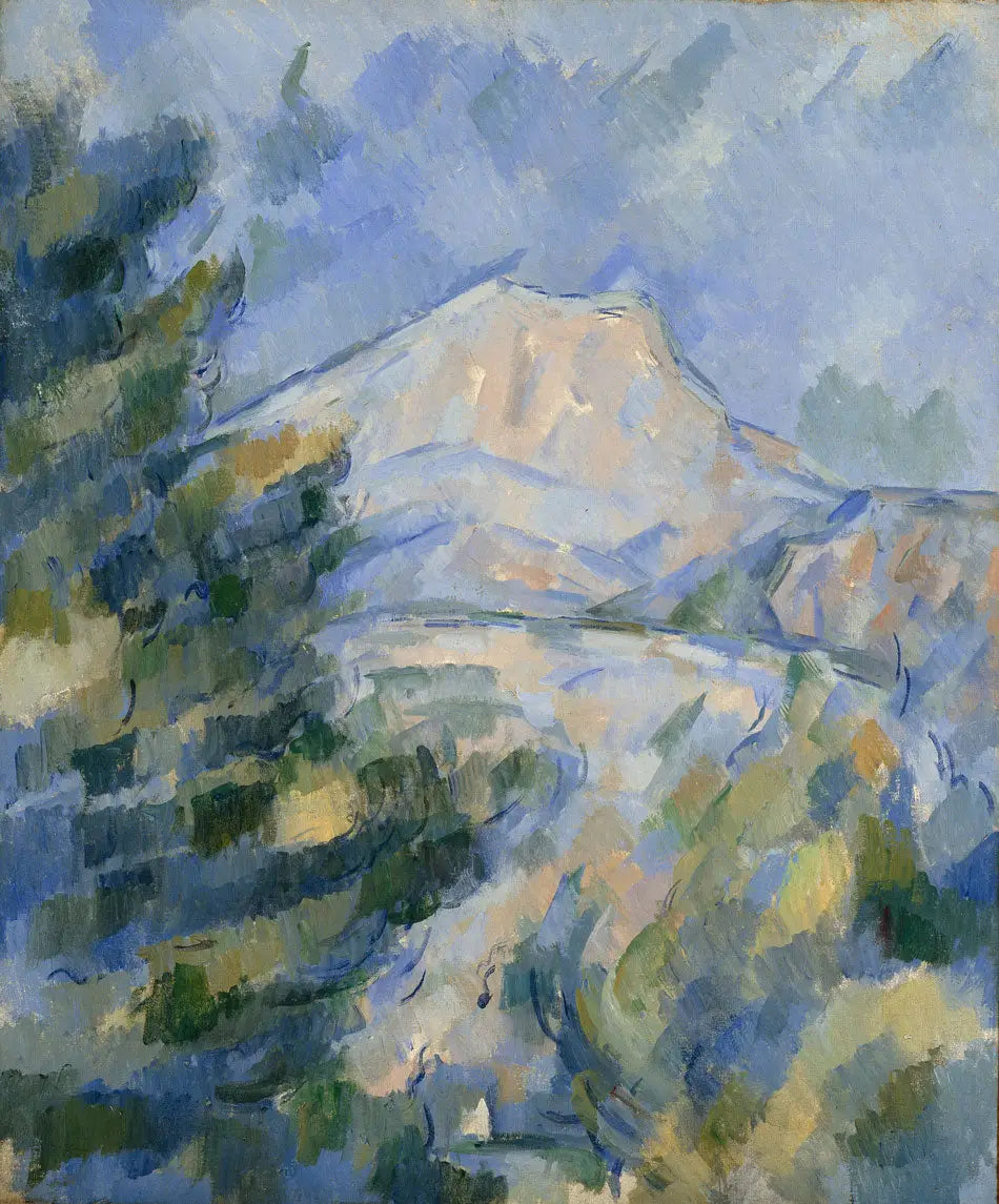 Reproduction du tableau « La Montagne Sainte-Victoire - Paul Cézanne » par Alpha Reproduction en peinture à l’huile