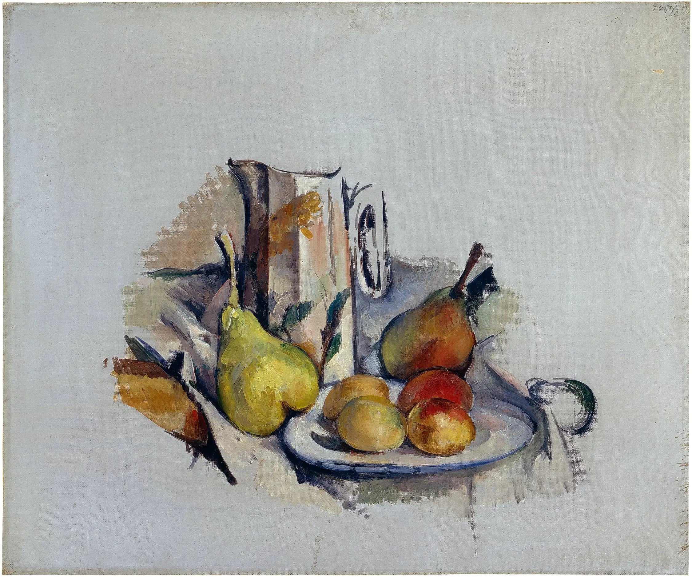 Reproduction du tableau « Nature morte à la cruche - Paul Cézanne » par Alpha Reproduction en peinture à l’huile