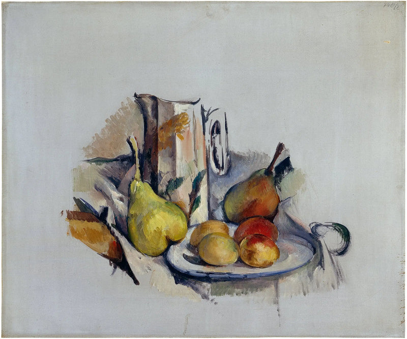 Still Life with a Pitcher - Paul Cézanne