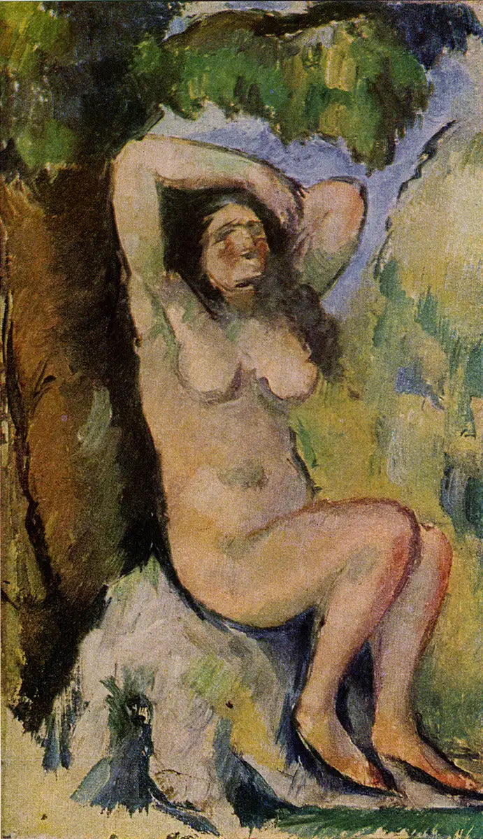 Seated Bather - Paul Cézanne