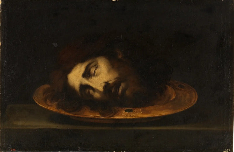 The Head of Saint John the Baptist - Bartolomé Esteban Murillo
