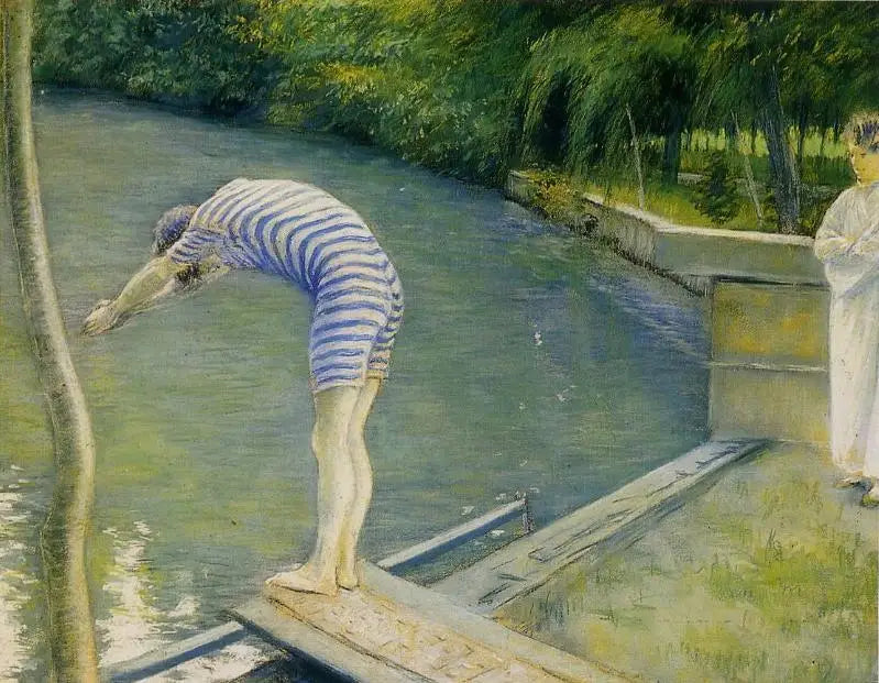 The Swimmer - Gustave Caillebotte
