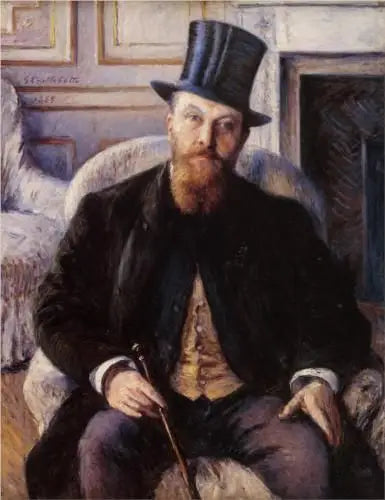 Reproduction du tableau « Portrait de Jules Dubois - Gustave Caillebotte » par Alpha Reproduction en peinture à l’huile
