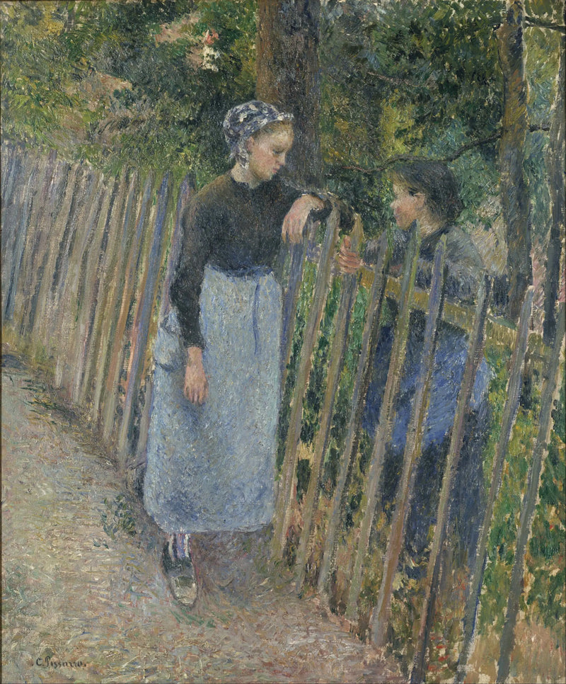 The Conversation - Camille Pissarro