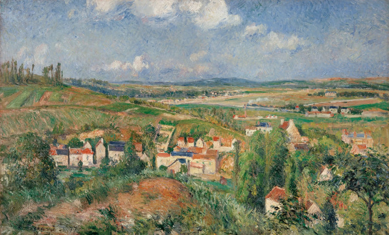 The Hermitage in Summer, Pontoise - Camille Pissarro