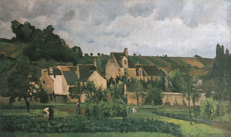 The Hermitage at Pontoise - Camille Pissarro