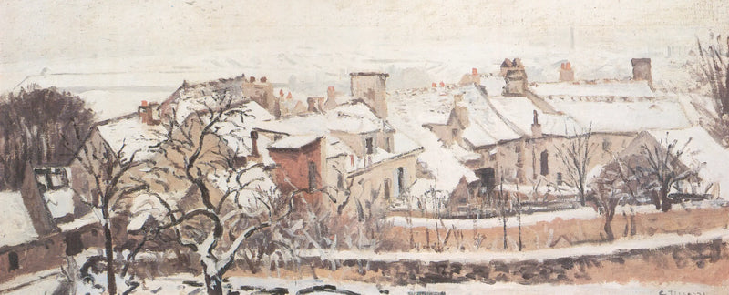 Winter - Camille Pissarro