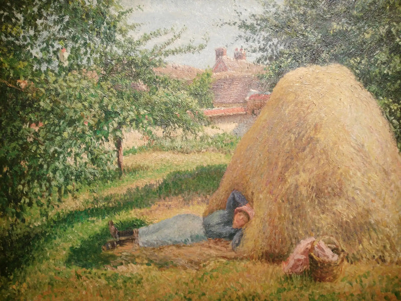 The Nap, Éragny - Camille Pissarro