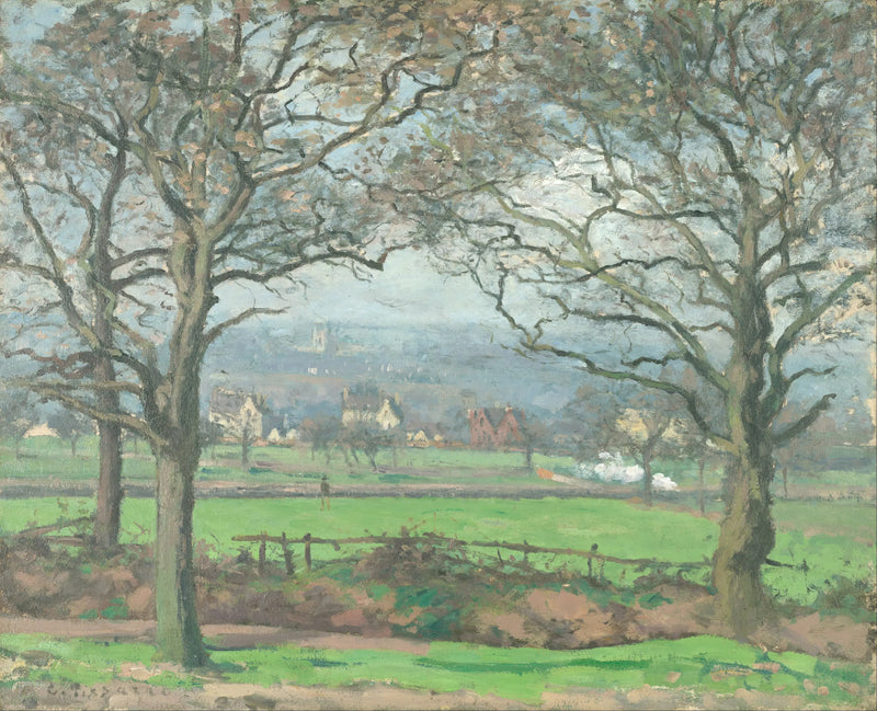 Near Sydenham Hill - Camille Pissarro