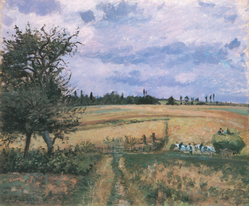 Landscape at Pontoise - Camille Pissarro