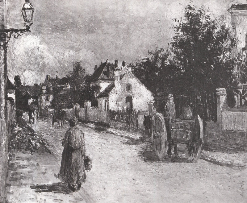 Rue de l'Hermitage, Pontoise (1879) - Camille Pissarro