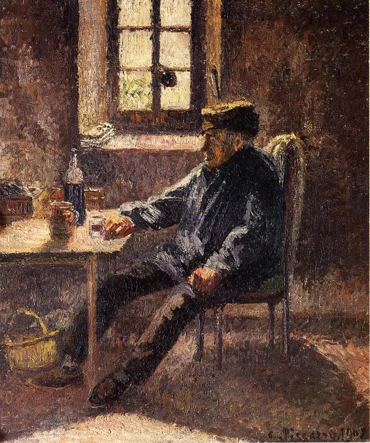 The Old Winemaker, Moret - Camille Pissarro