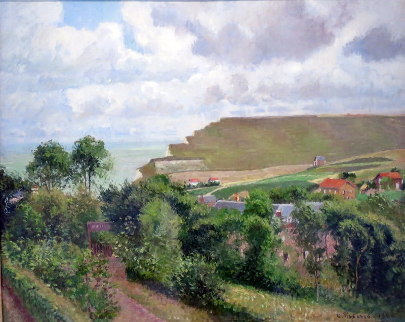 View of Berneval - Camille Pissarro