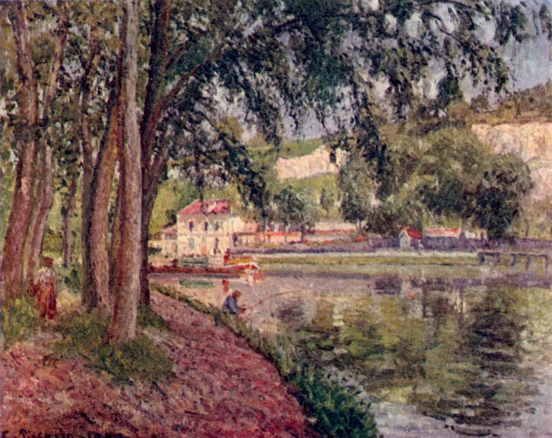 Moret, the Canal du Loing - Camille Pissarro
