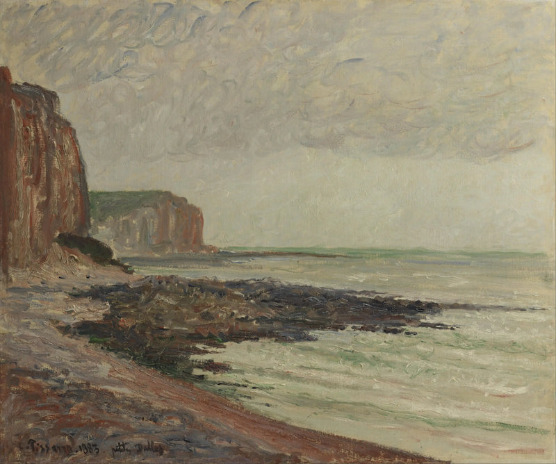 Cliffs at Petites-Dalles - Camille Pissarro