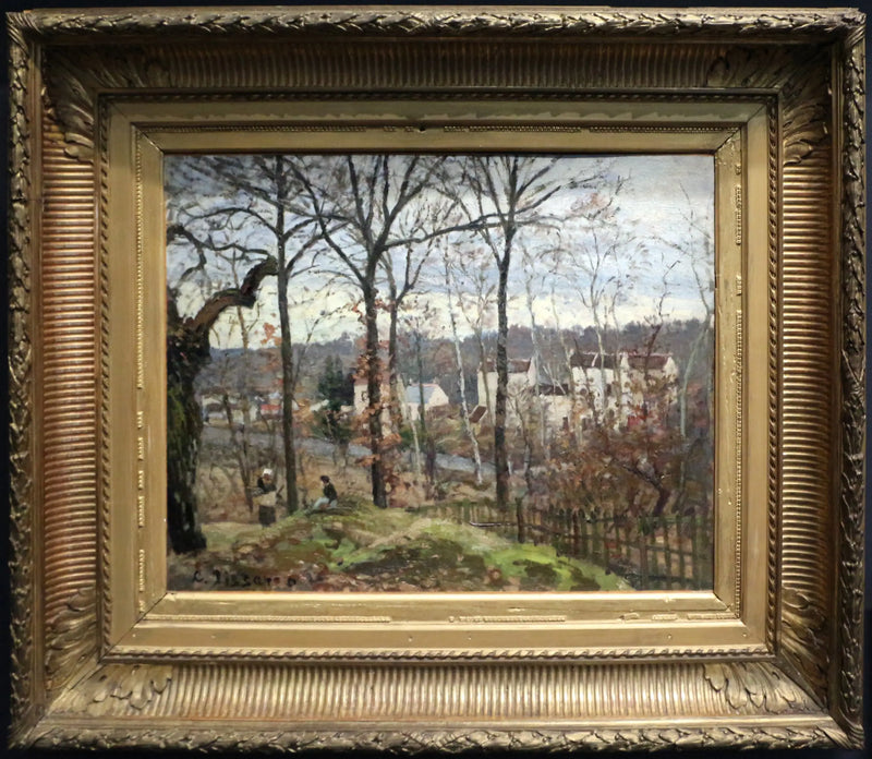 Winter Landscape at Louveciennes - Camille Pissarro