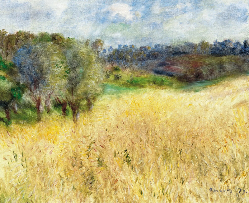 Wheat Field - Pierre-Auguste Renoir