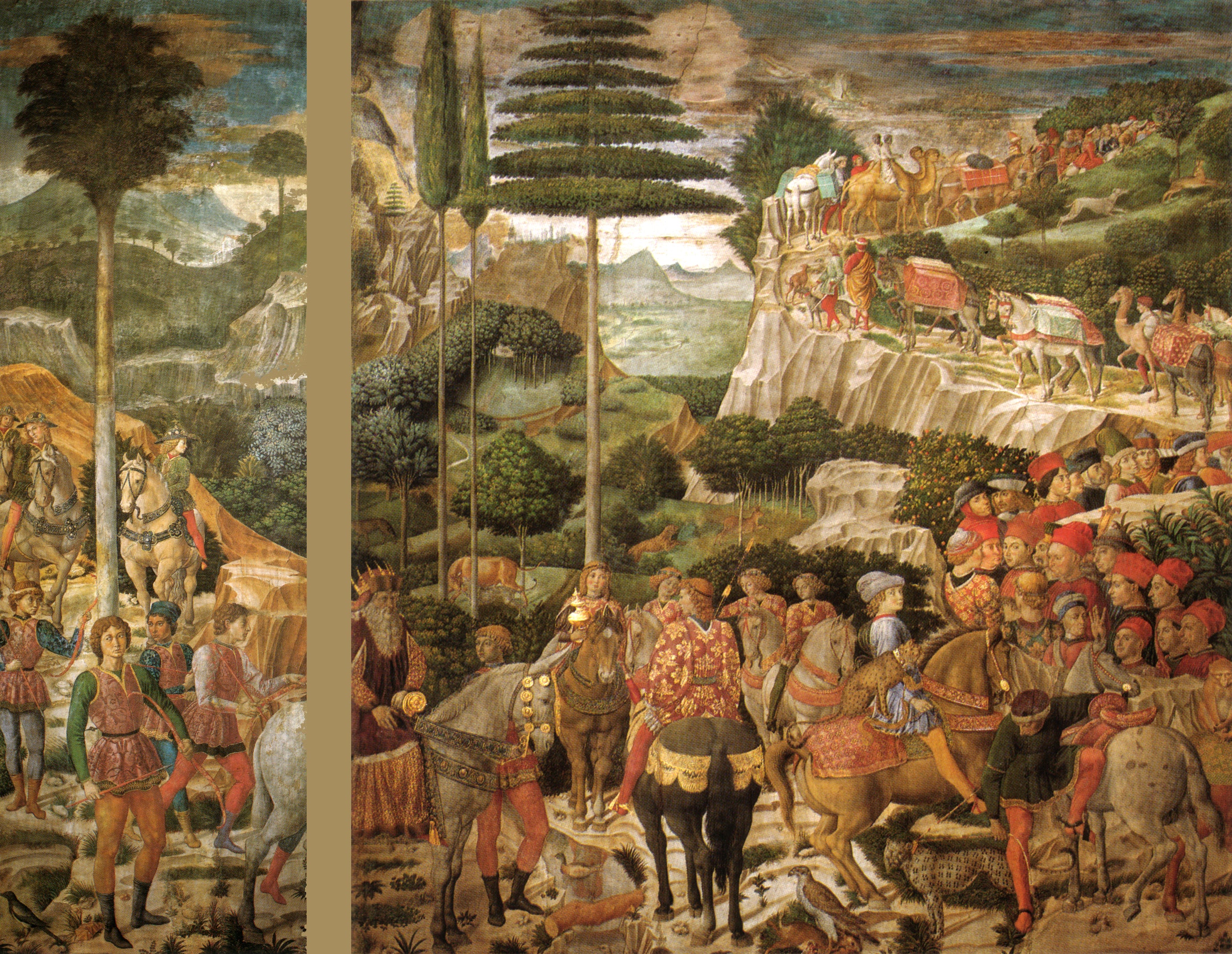 Procession du plus vieux roi - Benozzo Gozzoli