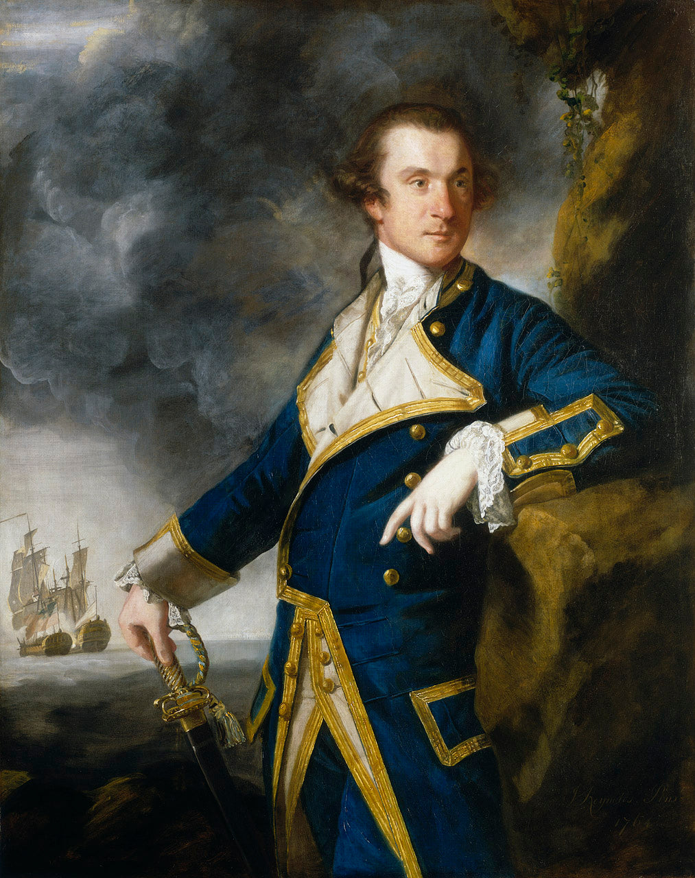 Capitaine Alexander Hood, 1726-1814 - Joshua Reynolds
