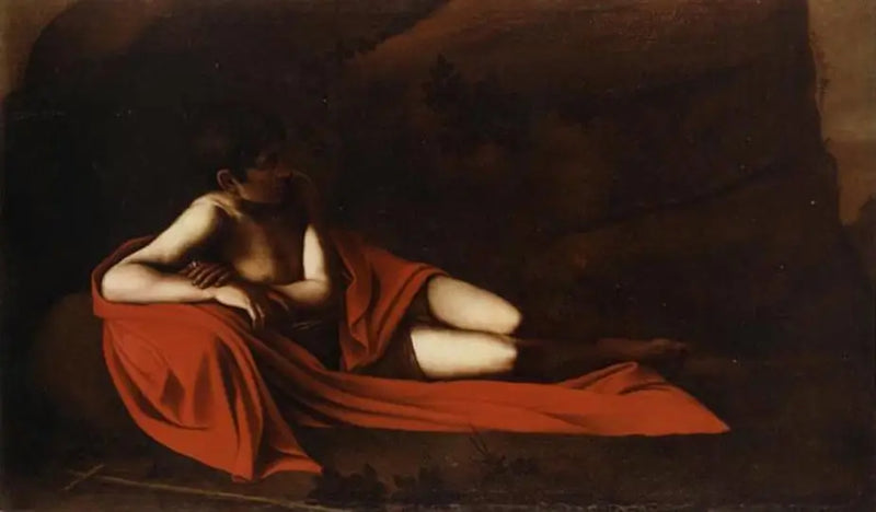 Saint John the Baptist Reclining - Caravaggio