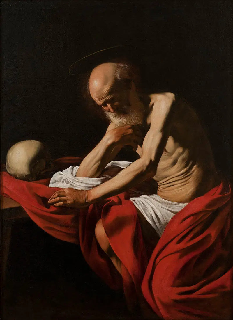 Saint Jerome in Meditation - Caravaggio