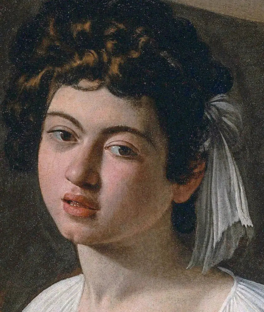 Reproduction du tableau « Joueur de luth - Le Caravage » par Alpha Reproduction en peinture à l’huile