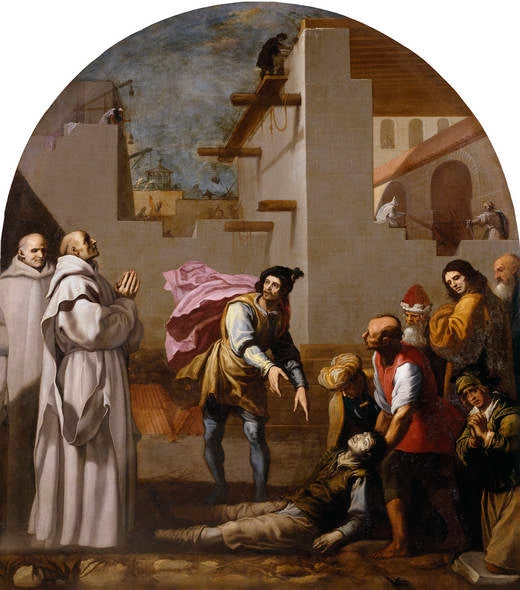 Le prieur Boson ressuscite un maçon - Vincenzo Carducci