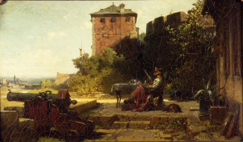 The former commander of the fortress - Carl Spitzweg