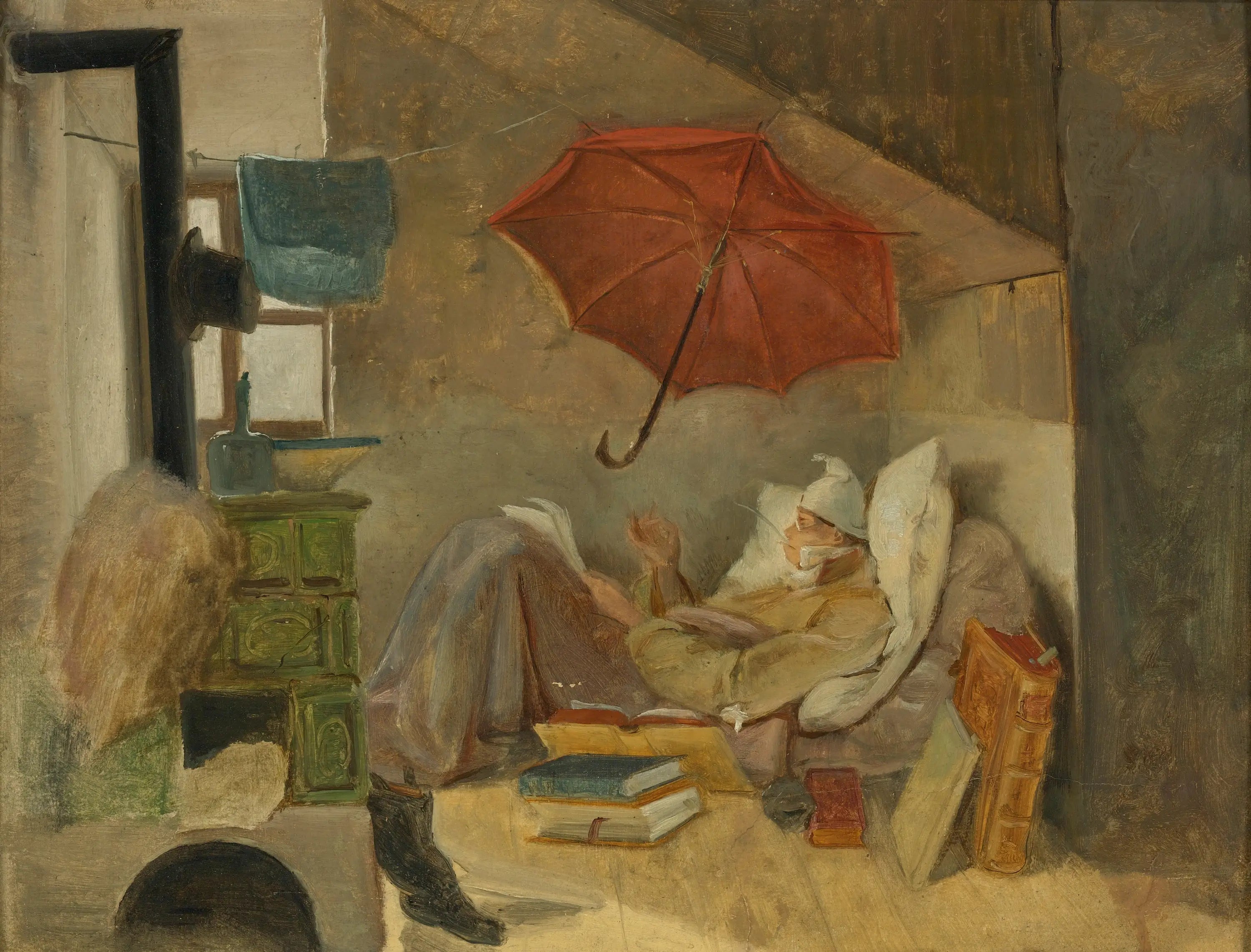 Le Pauvre Poète - Carl Spitzweg - Alpha Reproduction