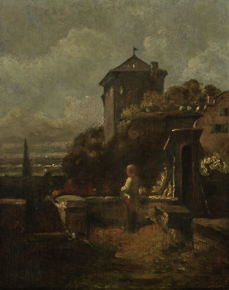 Sentinel on the Ramparts - Carl Spitzweg