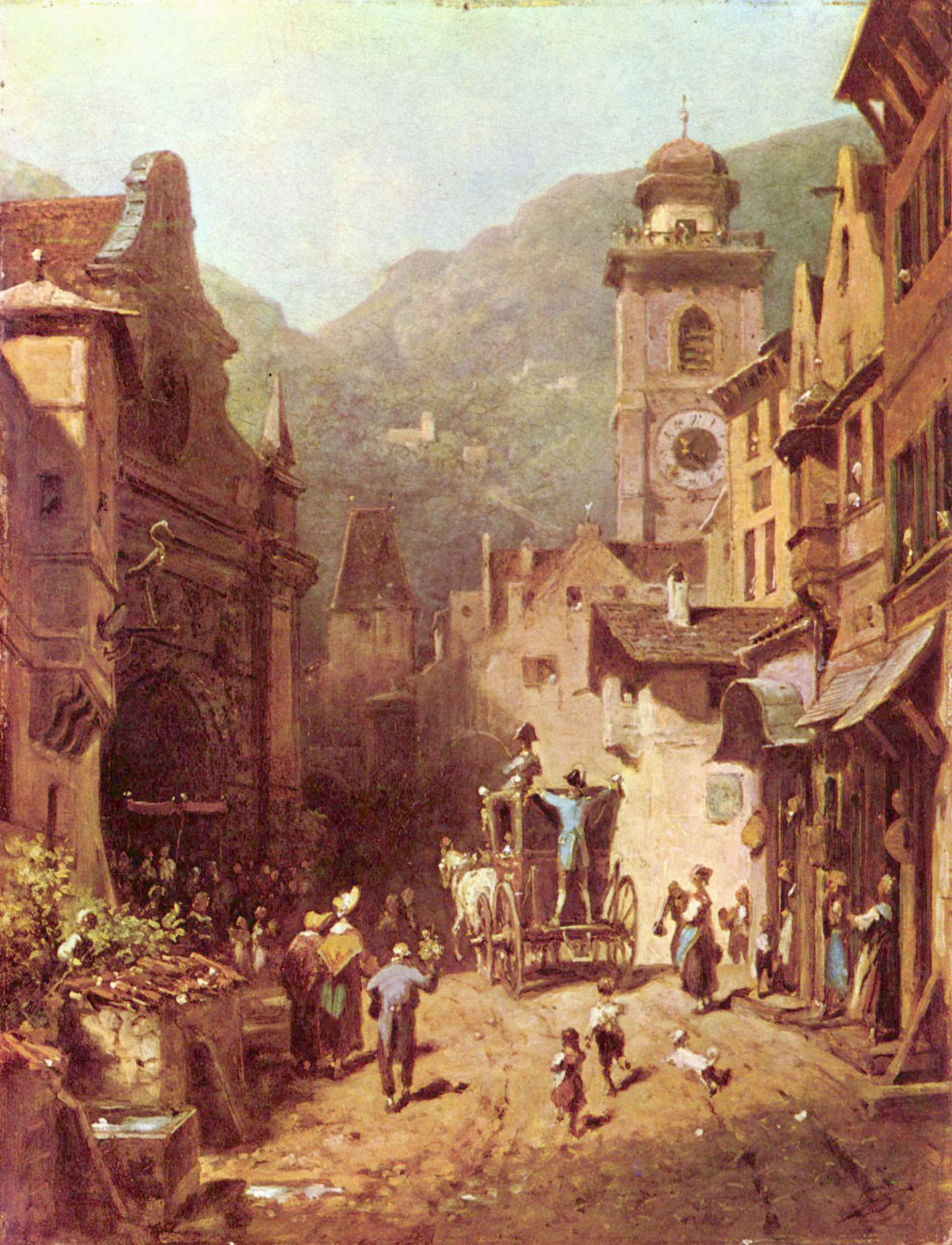 The Visit of the Local Prince - Carl Spitzweg