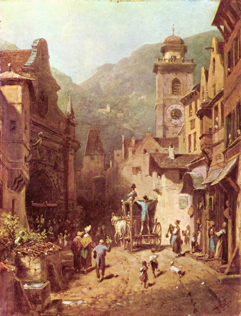 The Visit of the Local Prince - Carl Spitzweg