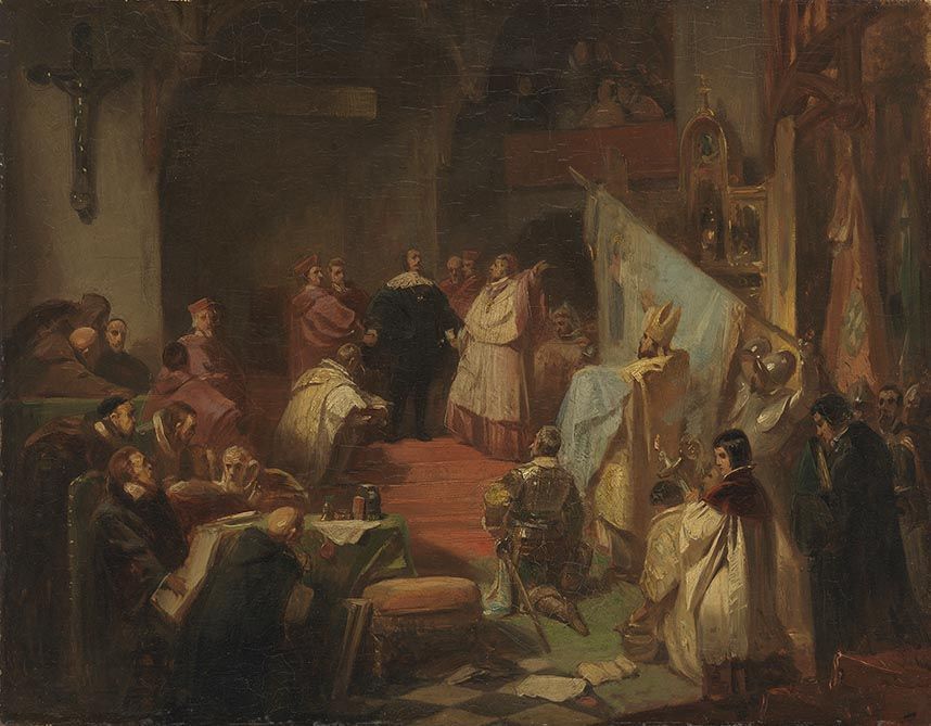 Fondation de la Ligue par le duc Maximilien Ier de Bavière - Karl von Piloty