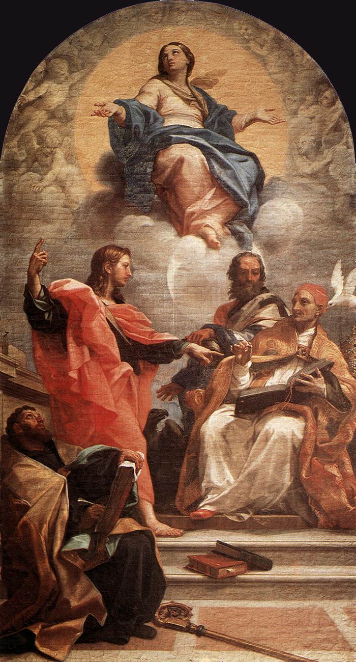 L'Assomption et les Docteurs de l'Église - Carlo Maratta