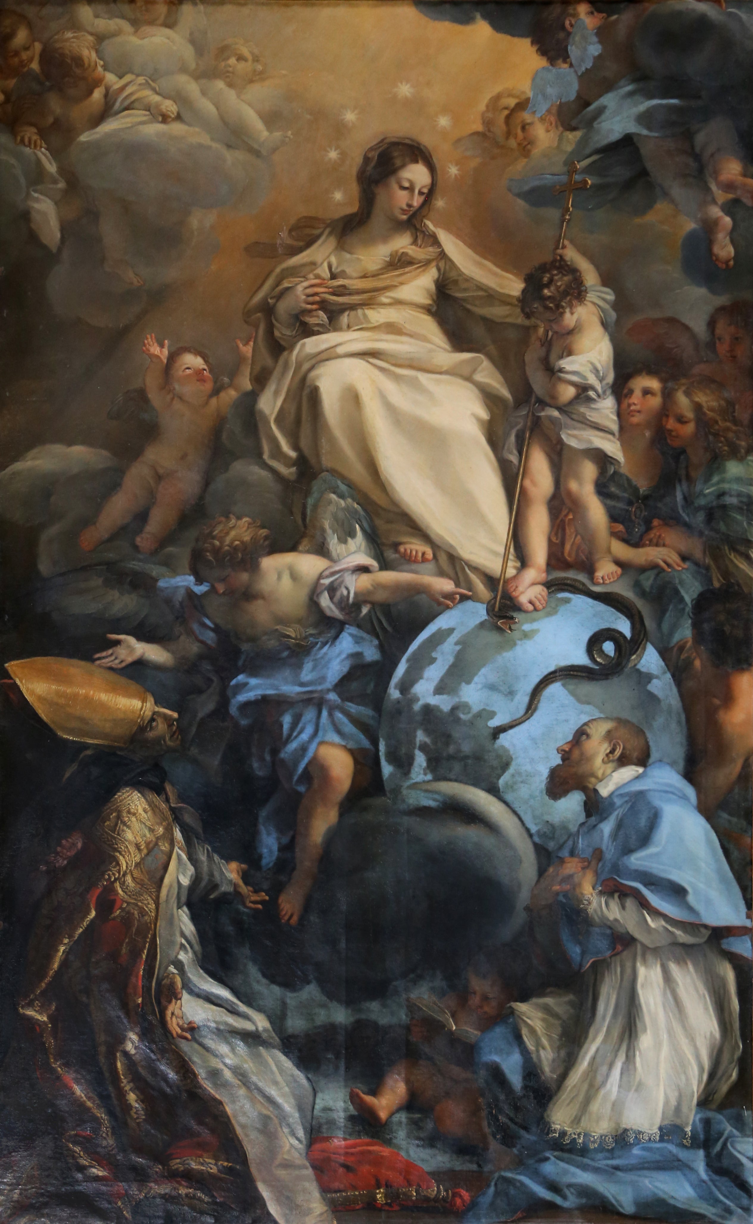 Vierge en gloire avec saint François de Sales et saint Thomas de Villeneuve - Carlo Maratta