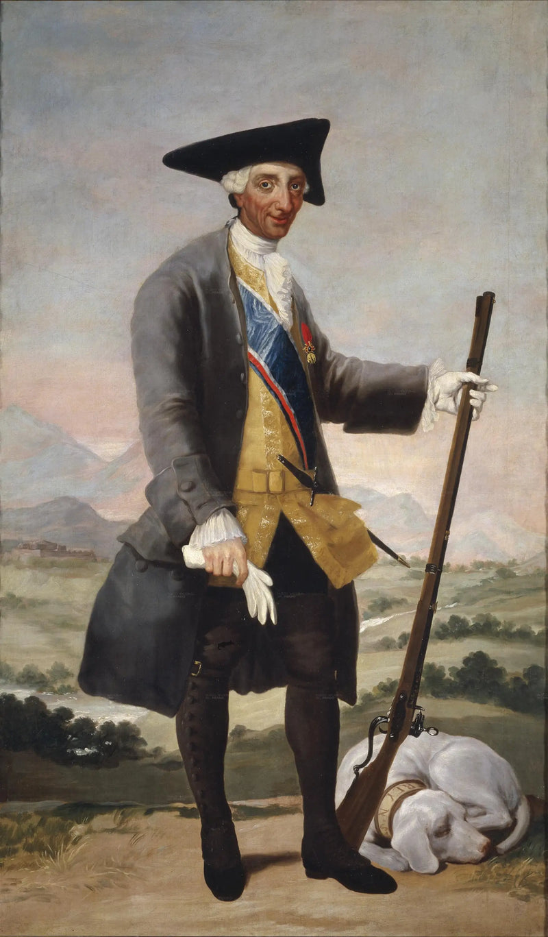 Charles III in Hunting Attire - Francisco de Goya