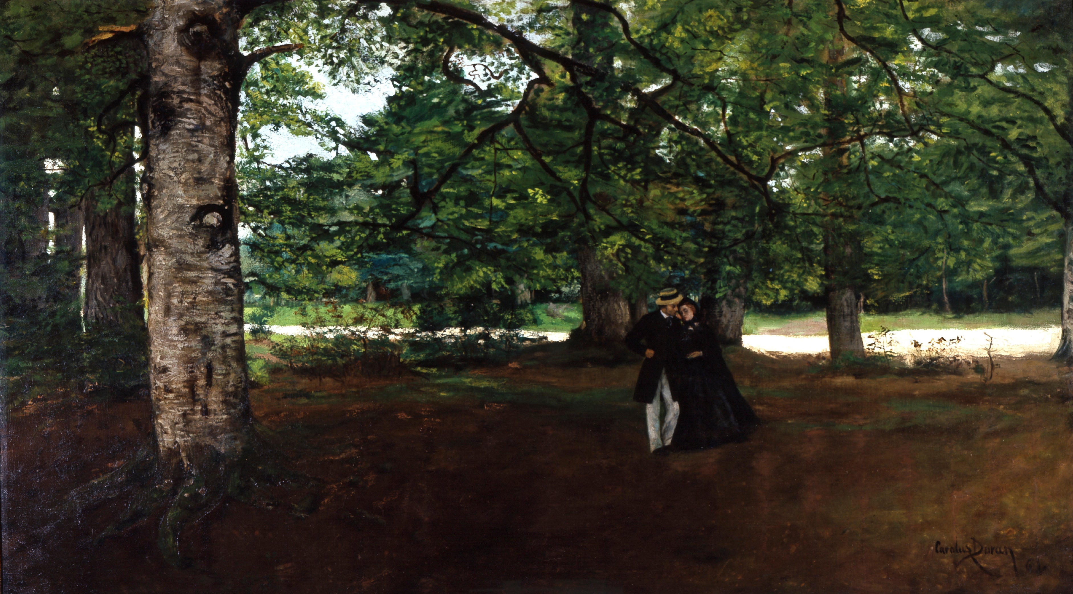 Promenade dans les bois - Carolus-Duran